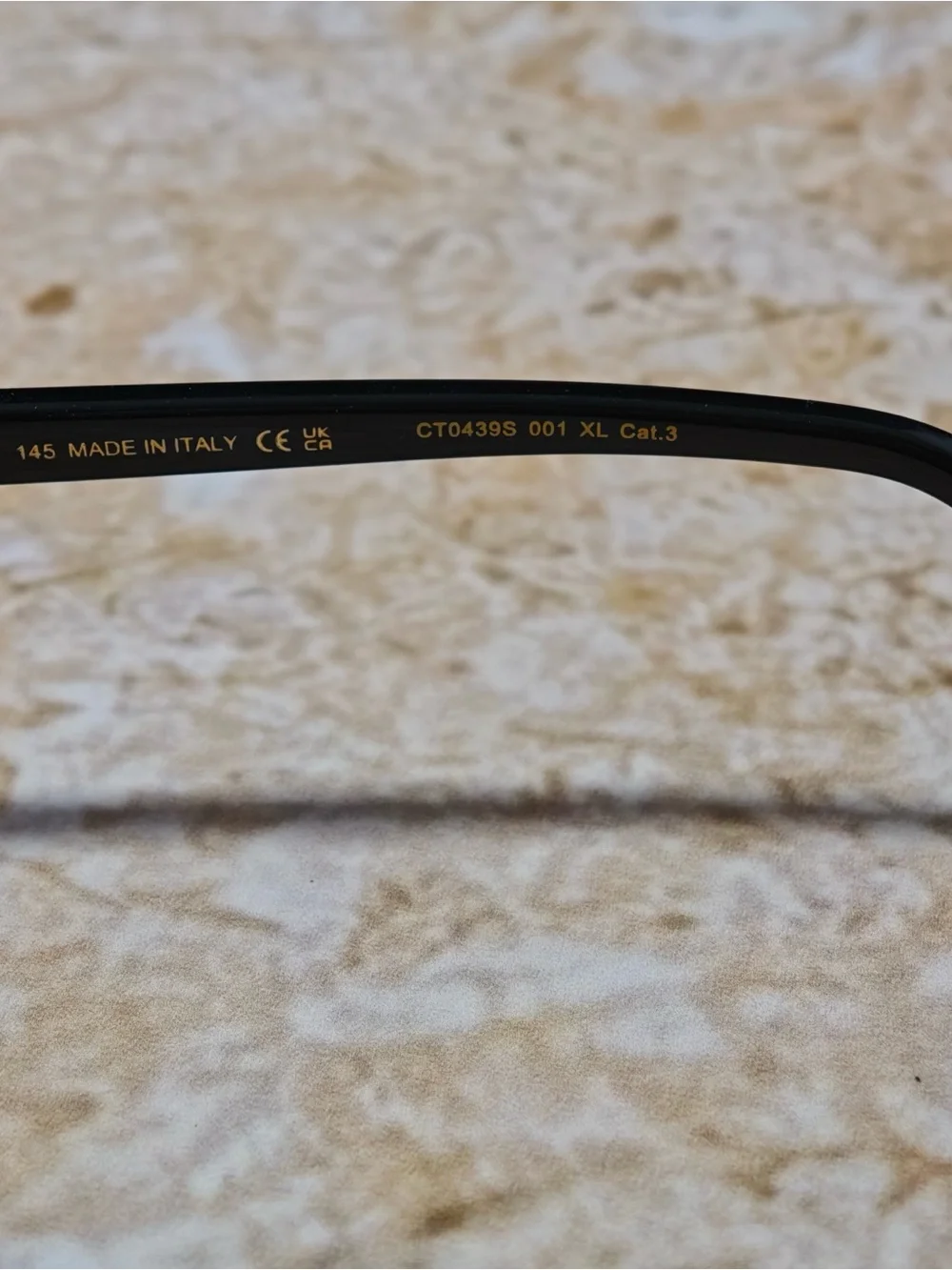 Cartier Women’s Rimless Sunglasses with Purple Gradient Lenses and Gold Accents